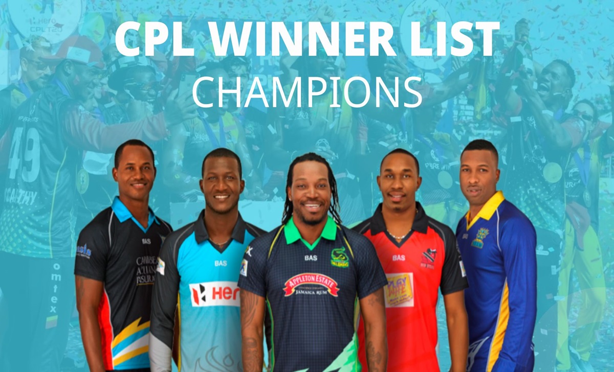 CPL Winners list: Winners & Runners List (2013 to 2024)