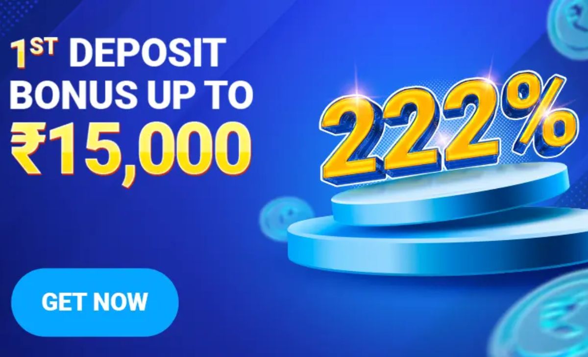 222% Bonus on 1st Deposit!