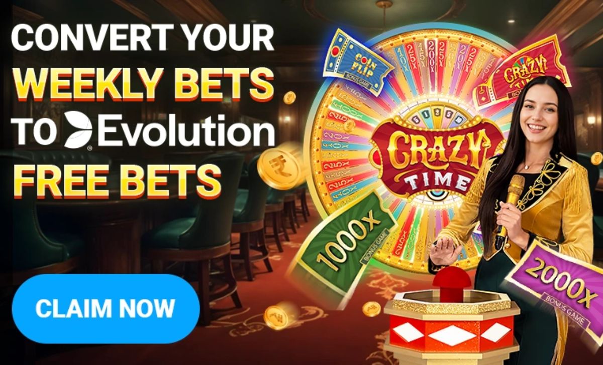 Claim your Evolution Free Bets with Weekly bets