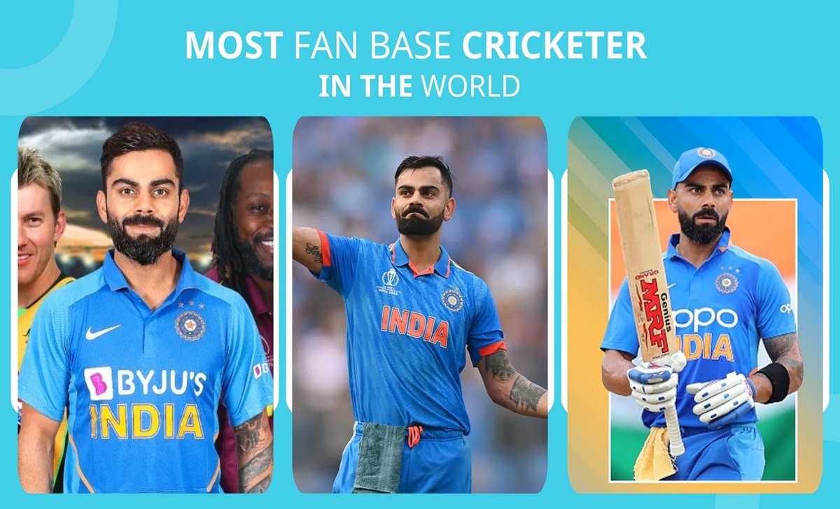 Which cricketer has most fans and Following in the world