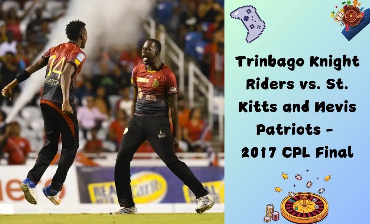 Kevon Cooper from Trinbago received the player of the match award