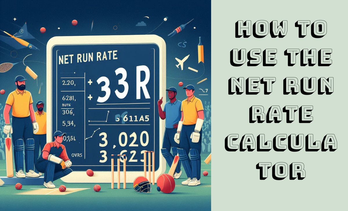 How to use the Net Run Rate Calculator